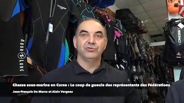 Chasse sous-marine en Corse : Le coup de gueule des représentants des Fédérations