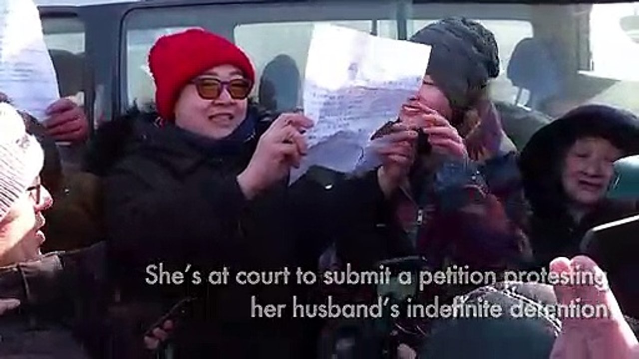 Wife of detained China lawyer barred from handing court petition
