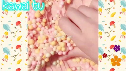 SATISFYING SLIME ASMR VIDEO - SO CUTE - KWAI VIDEO