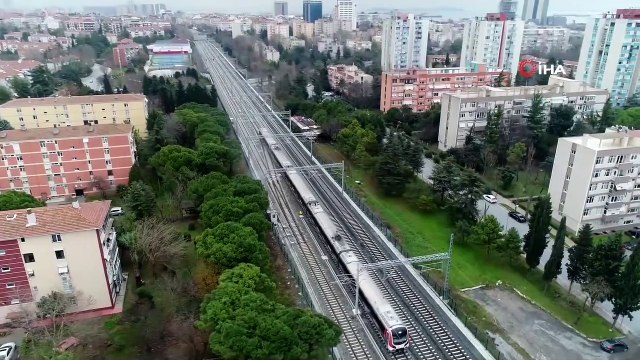 İstanbul’un Halkalı- Sirkeci Arası Banliyö Hattı Test Treni Seferlere Başladı