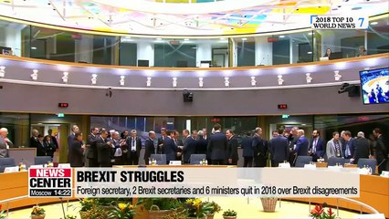 Brexit struggles in 2018 leave 'no deal' cliff-edge on the horizon