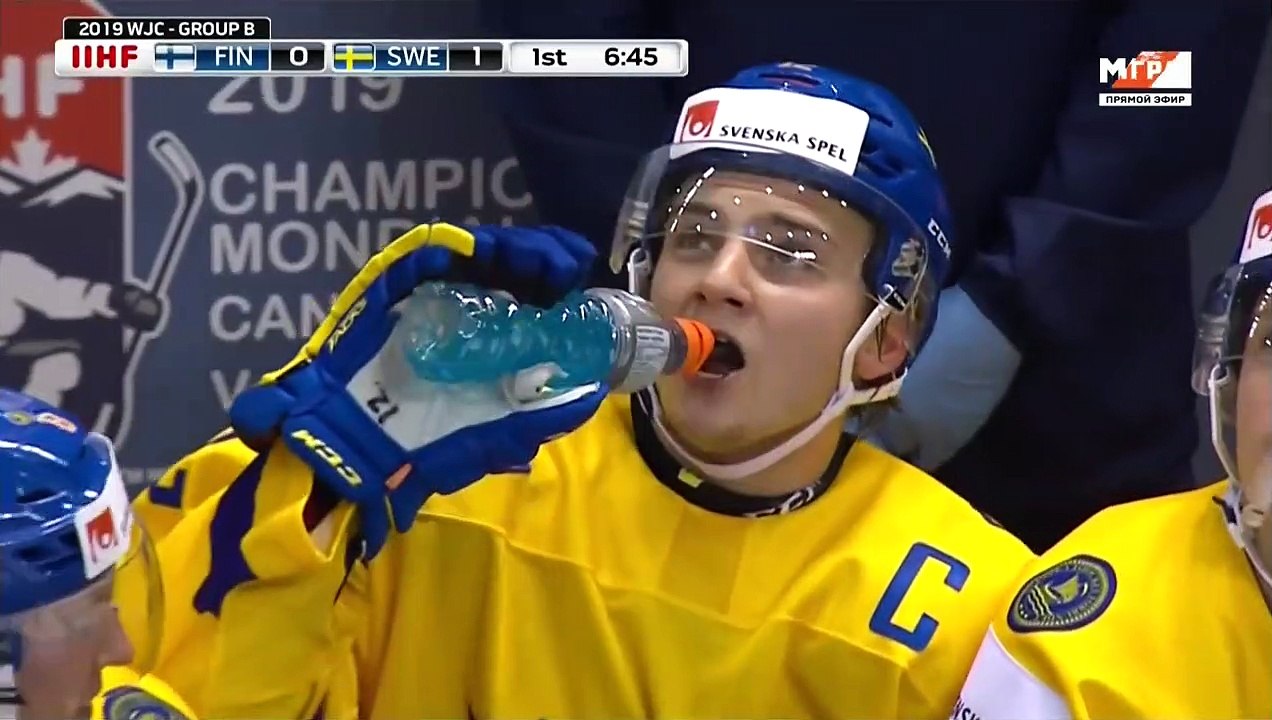 27.12.2018 ЧМ U-20. Финляндия - Швеция - 1_2. Голы