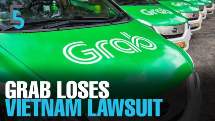 EVENING 5: Grab ordered to compensate Vietnam taxi firm