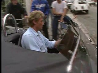 Johnny Hallyday - fan de voitures