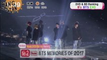 [ENG] 180716 Fuji TV Mezamashi TV - BTS Memories of 2017 DVD on Oricon Chart