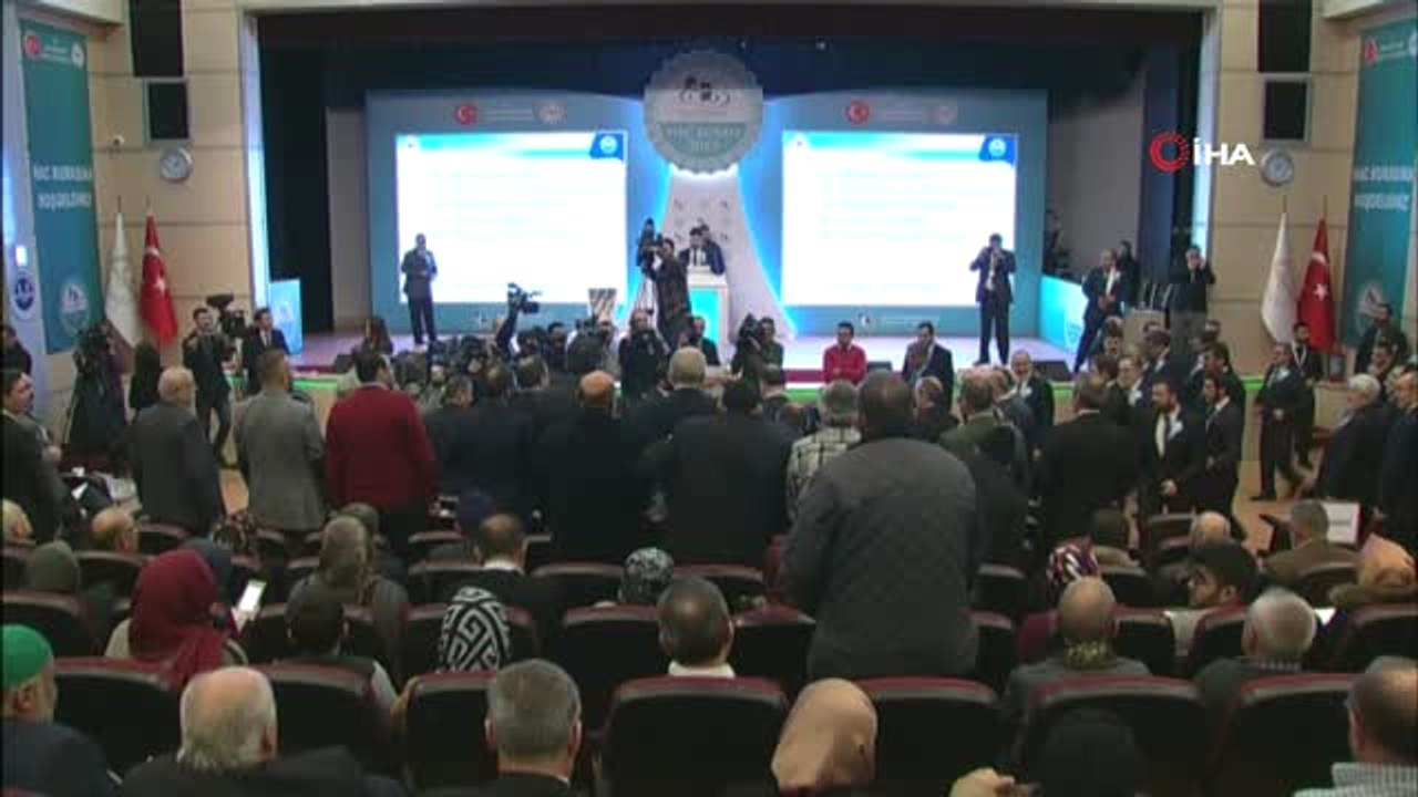 Diyanet İşleri Başkanı Erbaş, Hac Kuraları Çekimine Katıldı