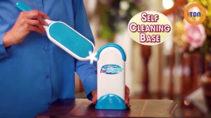Cette brosse magique retire les poils d'animaux rapidement