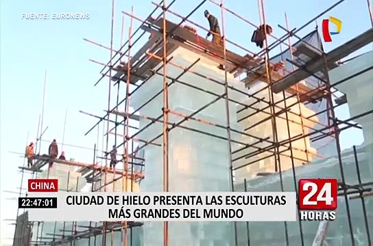 China: ciudad de hielo presenta las esculturas más grandes del mundo