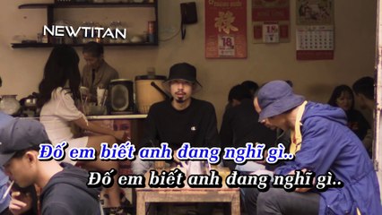 [Karaoke] Đố Em Biết Anh Đang Nghĩ Gì (Madihu Remix) - Đen, JustaTee, Biên [Beat]