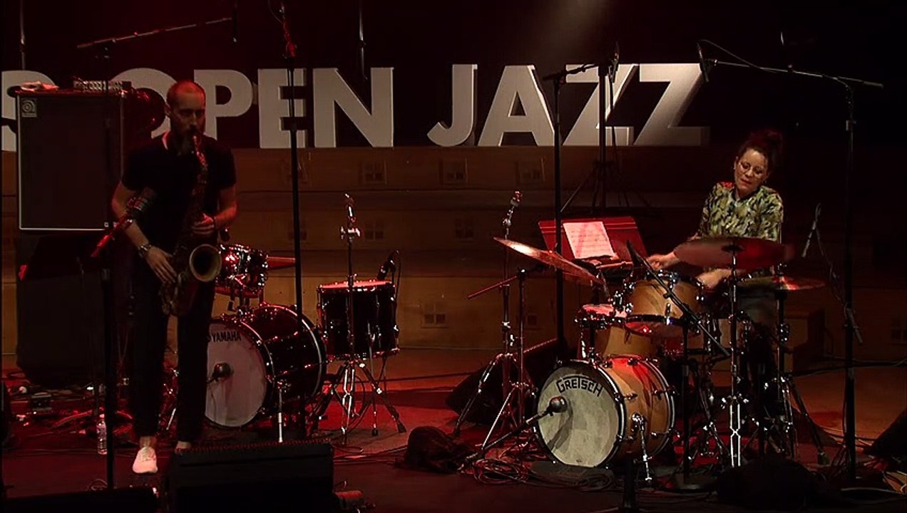 Improvisation : Anne Paceo (batterie), Christophe Panzani (saxophone)