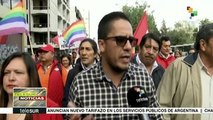teleSUR noticias. Chilenos se manifiestan en apoyo a causa mapuche