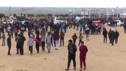 Gazze'deki "Büyük Dönüş Yürüyüşü" Gösterileri (3)