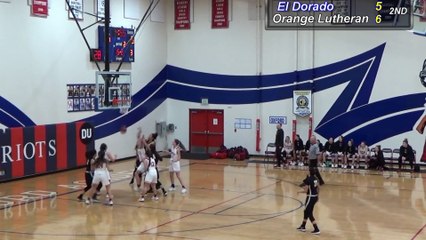 El Dorado Golden Hawks Center 6'5" Kenedy Lilly Orange Luthe