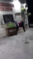 Saut de gymnaste.. Ivre à 3h du matin ? Raté !