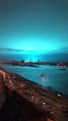 New York Transformer Explosion Turns Night Sky Blue