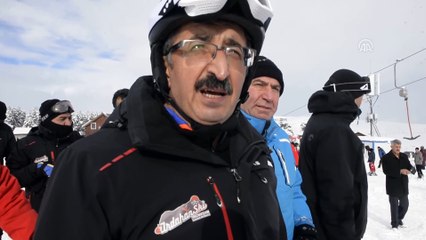 Yalnızçam Dağı'nda kayak sezonu başladı - ARDAHAN
