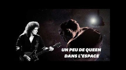 Le guitariste de Queen Brian May a écrit un hymne pour le survol de cet astéroïde