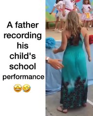 A Father Recording His Child Dance Performance Men Will Be Men