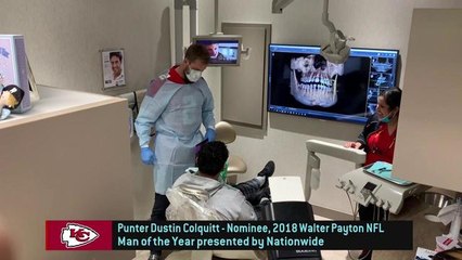 Chiefs punter Dustin Colquitt Walter Payton Man of the Year Nominee