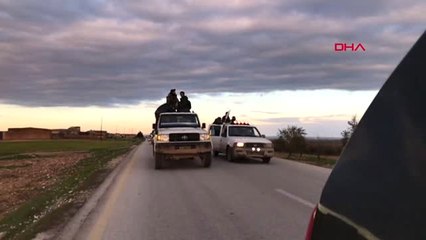 Cerablus'tan Hareket Eden Öso Konvoyu, Münbiç Sınırına Doğru Hareket Ediyor-2