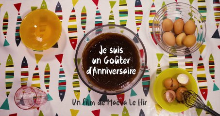 je suis un goûter d'anniversaire