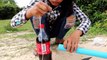 You ever See this Trap ? Installing ​DIY Bird Trap using coca cola 1L Bottle and Pipe