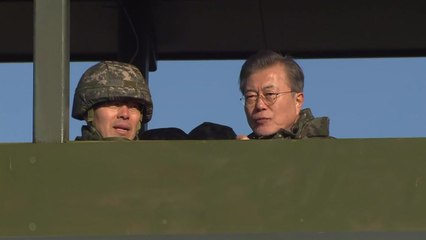 문재인 대통령, 철원 화살머리고지 GP 방문 / YTN