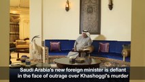 Saudi Arabia 'not in crisis', says new foreign minister