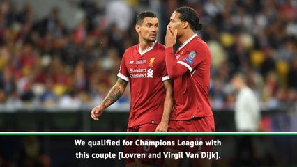 Lovren's had an outstanding year - Klopp