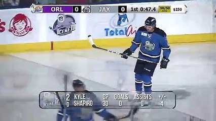 ECHL Orlando Solar Bears 0 at Jacksonville Icemen 1