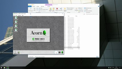 Tutoriel → Premiers pas avec l'émulateur RISC OS