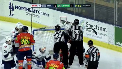 ECHL Worcester Railers 2 at Maine Mariners 3