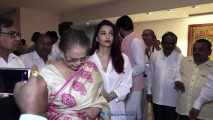 Aishwarya Rai,ABHISHEK,AMBANI,JUHI CHAWLA & MORE CELEBS AT Nana Chudasama’s Prayer