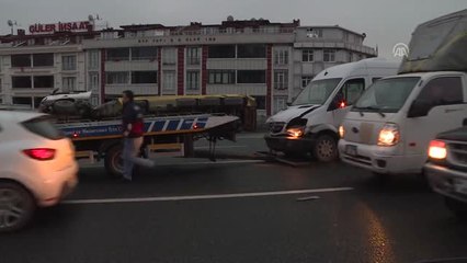 Gaziosmanpaşa'da Zincirleme Trafik Kazası