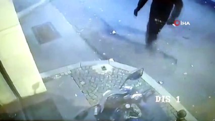 Şişli’de 25 bin TL değerindeki motosiklet hırsızlığı kamerada
