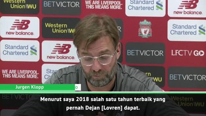 Tahun Yang Luar Biasa Untuk Lovren - Klopp
