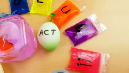 Mixing store-bought slime with slime ingredients - Slime Channel