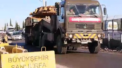 Suriye sınırına askeri sevkiyat - ŞANLIURFA