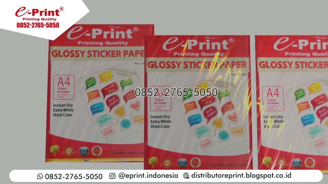 [DISKON!!!] Kertas Stiker 0852-2765-5050