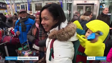 Vacances : du monde dans les gares avant le Nouvel An