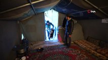 Çadırlarda Yaşayan Suriyelilere Soba Dağıtıldı