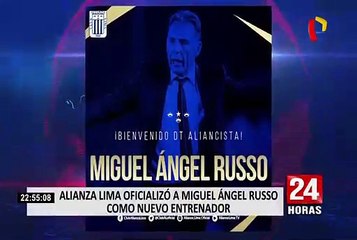 Alianza Lima oficializó a Miguel Ángel Russo como nuevo DT
