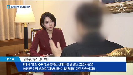 실체 파악 없이 징계만…의혹만 키운 ‘김태우 인사청탁’