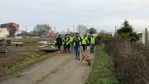 La marche des Gilets jaunes lamballais