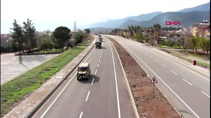 Hatay Suriye Sınırına Askeri Sevkiyat Sürüyor