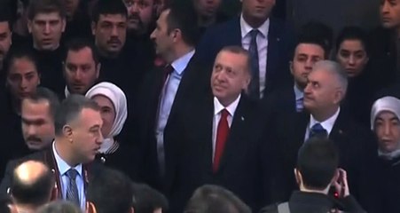 Son Dakika! Erdoğan, İstanbul Adaylarının Açıklanacağı Salona Binali Yıldırım ile Girdi