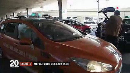 Un faux taxi demande à des touristes 250 euros pour aller de l'aéroport jusqu'à Paris et refuse de les laisser descendre si ils ne payent pas !