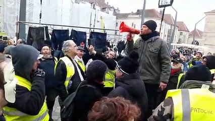 Mobilisation des gilets jaunes à Besançon pour l'acte VII