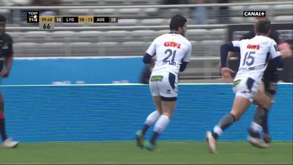 TOP14 - 13ème journée : Lyon / Agen : Lamoulie redonne espoir à Agen
