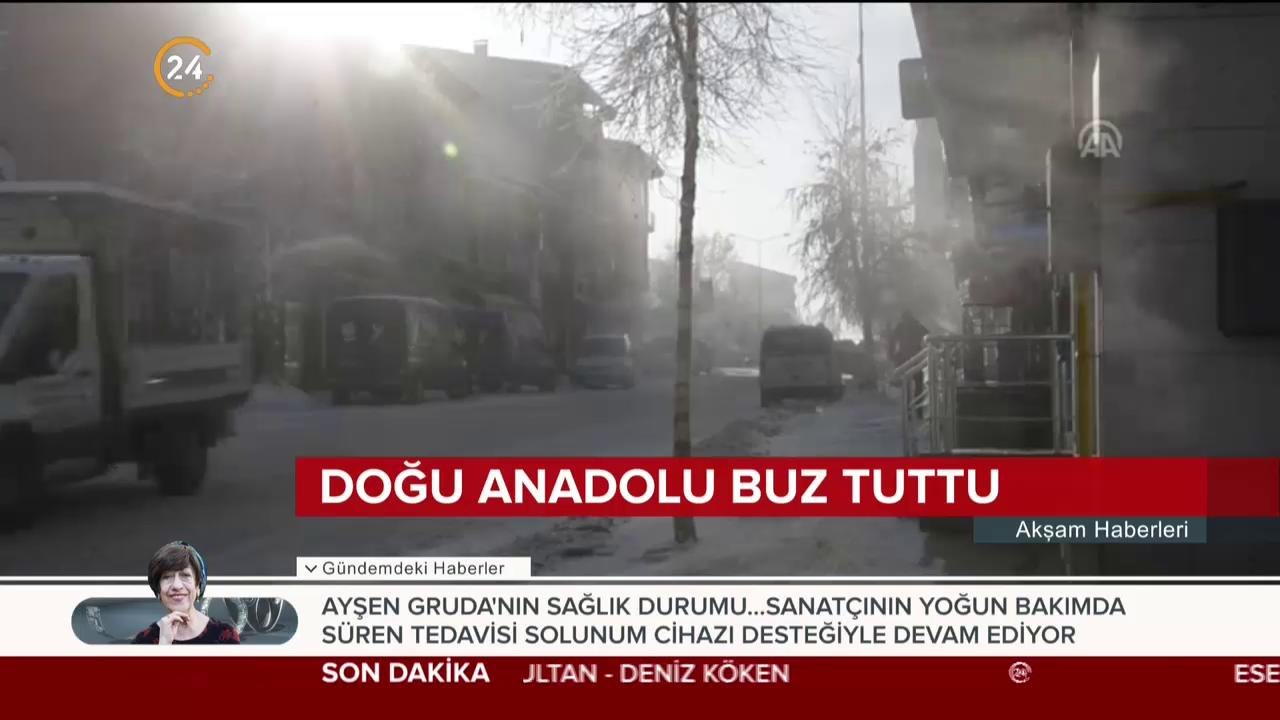 Doğu Anadolu buz tuttu